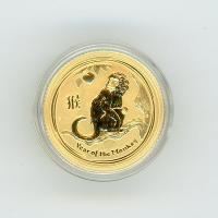 Image 1 for 2016 One Tenth oz Year of the Monkey in Capsule
