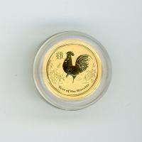 Image 1 for 2017 One twentieth oz Year of the Rooster in Capsule