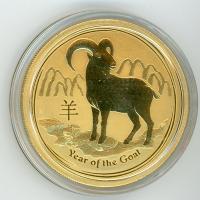 Image 1 for 2015 Australian 1oz Gold Year of the Goat in Capsule