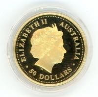 Image 2 for 2000 Half oz Gold Proof Kangaroo in Capsule