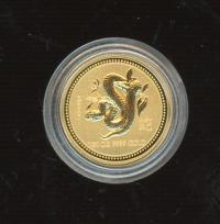 Image 1 for 2001 Australian One Twentieth oz Lunar Year of the Snake Series 1