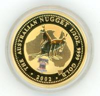 Image 1 for 2002 Half oz Australian Nugget with Liberty Bell Privy in Capsule