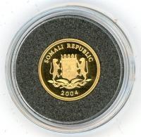 Image 2 for 2004 Somalia 1.224 Grams .999 Fifty Shillings - Julius Caesar