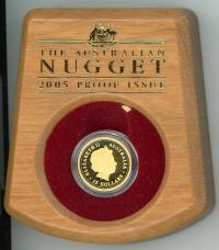Image 2 for 2005 One Tenth oz Australian Nugget Proof Coin