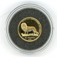 Image 2 for 2006 Democratic Republic of Congo Twenty Francs 1.224gm - Babe Pig