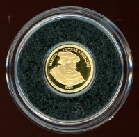 Image 1 for 2006 Benin 0.5 Gram .999 Gold 1500 Francs - Martin Luther