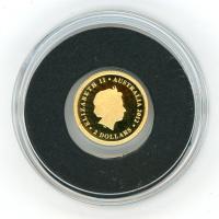 Image 2 for 2012 Australia 0.5 Gram .999 Gold Two Dollars - FIFA World Cup