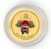 Image 1 for 2012 Australian One Twentieth oz Coloured - Year of the Dragon