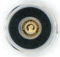 Image 1 for 2012 Solomon Islands 0.5 Gram .585 Gold One Dollar - Maya Calendar