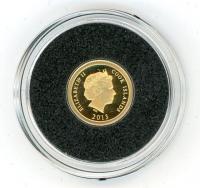 Image 2 for 2013 Cook Islands 0.5 Gram .585 Gold Five Dollars - City of Troy
