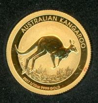 Image 1 for 2017 Australian One Tenth oz Gold - Year of the Kangaroo