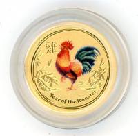 Image 1 for 2017 Australian One Twentieth oz Coloured - Year of the Rooster