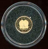 Image 2 for 2017 Papua New Guinea 0.5 Gram .585 Gold One Kina - Gallileo