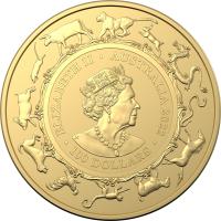 Image 2 for 2022 $100 Lunar Year of the Tiger 1oz Gold Bullion Royal Australian Mint Coin 