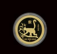 Image 6 for 2004 Year Of The Monkey 3 Coin Gold PROOF SET 1.35oz