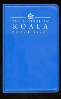 Image 2 for 1994 One Tenth oz Platinum Koala Proof in Original Blue Wallet