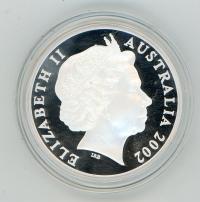 Image 2 for 2002 $5 Silver Coin from Masterpieces in Silver Set - HMS Sirius. The coin is .999 Silver.