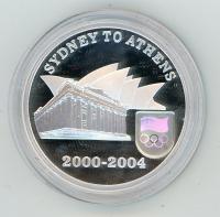 Image 1 for 2004 Sydney to Athens $5 Coin in Capsule Only
