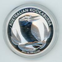 Image 1 for 2012 1oz Silver Kookaburra