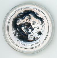 Image 1 for 2012 One Ounce Silver Year of the Dragon