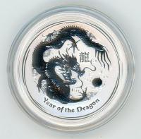 Image 1 for 2012 Half oz Silver Year of the Dragon