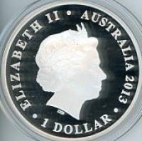 Image 3 for 2013 1oz Coloured Silver Proof Coin Australian Megafauna - Procoptodon