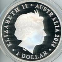 Image 3 for 2014 1oz Coloured Silver Proof Coin Australian Megafauna - Genyornis