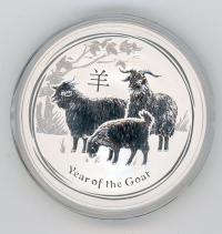 Image 1 for 2015 One oz Silver Year of the Goat