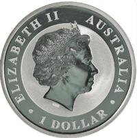 Image 2 for 2016 $1 Australian Kookaburra 1oz Silver Bullion Coin with Monkey Privy