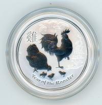 Image 1 for 2017 Half oz Silver Year of the Rooster