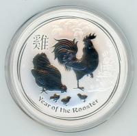 Image 1 for 2017 One oz Silver Year of the Rooster