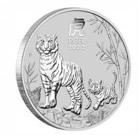 Image 1 for 2022 Year of the Tiger 1kg 99.99% Silver Bullion Coin Perth Mint