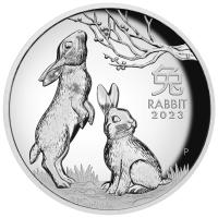 Image 2 for 2023 Year of the Rabbit One oz High Relief Proof Coin