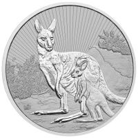Image 2 for 2023 $2 Mother and Baby 2oz Silver Piedfort Bullion Coin