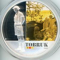 Image 2 for 2011 1oz Coloured Silver Proof Famous Battles in History - Tobruk