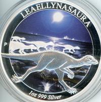 Image 2 for 2015 1oz Coloured Silver Proof Coin - Australian Age of Dinosaurs Leaellynasura
