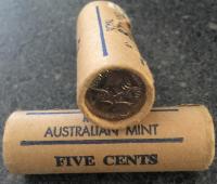 Image 1 for 1988 Royal Australian Mint Five Cent Roll