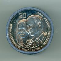 Image 3 for 2011 Royal Australian Mint Twenty Cent Roll - Royal Wedding