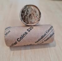 Image 1 for 2017 $1.00 Official Royal Australian Mint Coin Roll - UNC