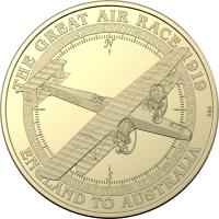 Image 2 for 2019 Centenary of the Great Air Race Cotton & Co UNC $1 Roll - Blackburn Kangaroo