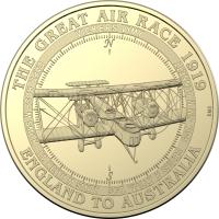 Image 2 for 2019 Centenary of the Great Air Race Cotton & Co UNC $1 Roll - Vickers Vimy