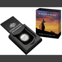 Image 1 for 2014 $1.00 Silver Proof Coin - Kangaroo at Sunset