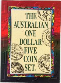 Image 1 for 1984-1992 One Dollar Five Coin Set
