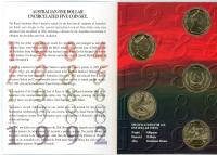 Image 2 for 1984-1992 One Dollar Five Coin Set