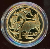 Image 2 for 1984 Australian $1.00 Proof Coin in Original Case