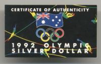 Image 3 for 1992 Australian Silver Proof Coin - Barcelona Olympics