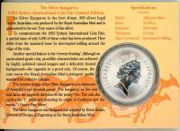 Image 2 for 1993 1oz One Dollar Silver Kangaroo - Sydney International Coin Fair
