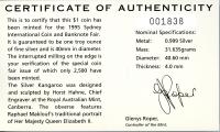 Image 4 for 1995 $1 Kangaroo 1oz Silver Proof Coin - Sydney International Coin Fair