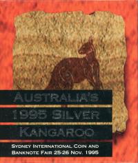 Image 1 for 1995 $1 Kangaroo 1oz Silver Proof Coin - Sydney International Coin Fair
