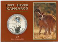 Image 1 for 1997 1oz One Dollar Silver Kangaroo